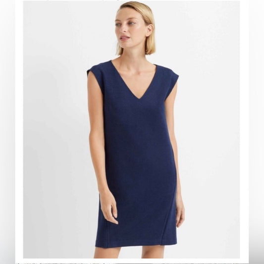 Club Monaco Navy Knit Dress, Size M