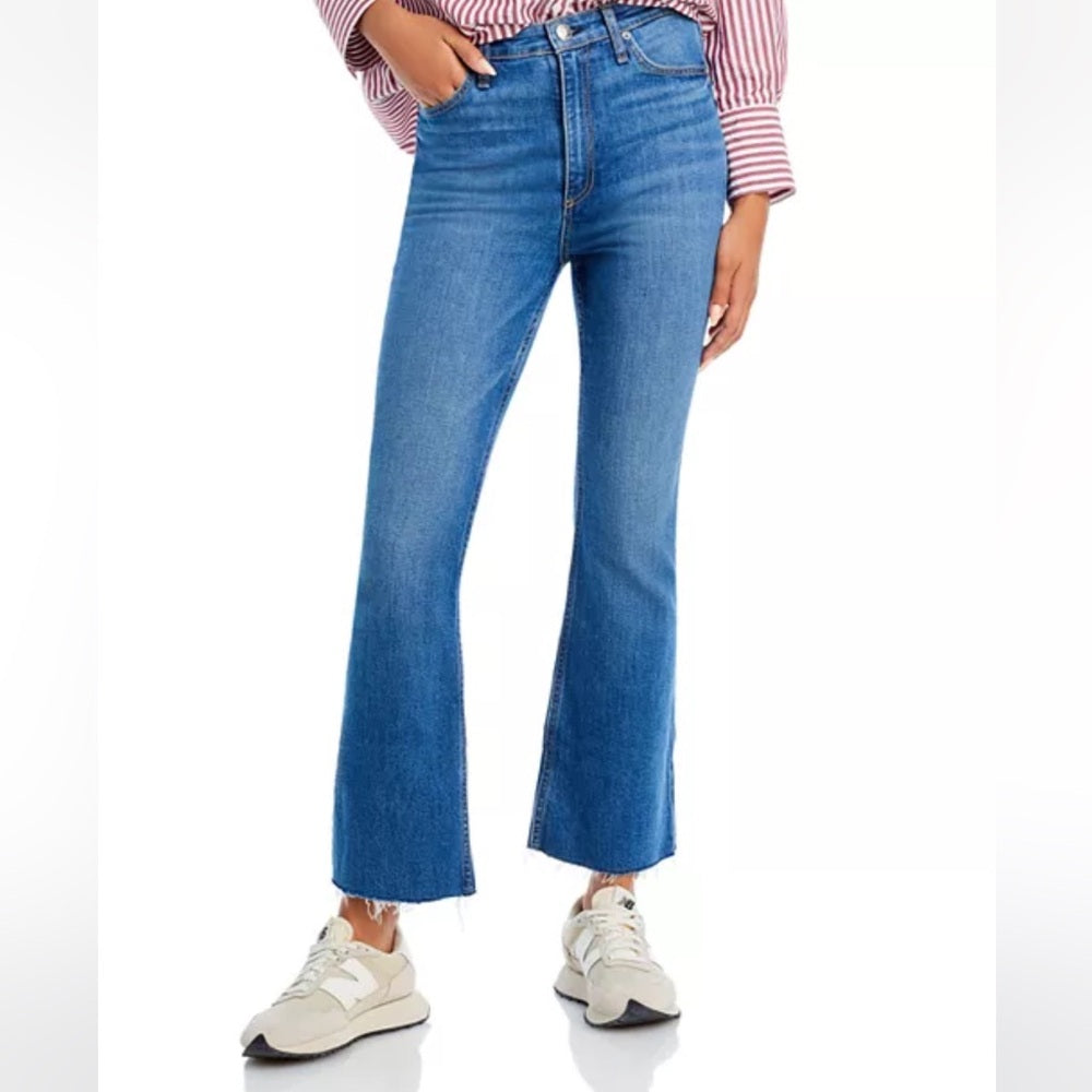 rag & bone Casey high rise ankle flare, size 29