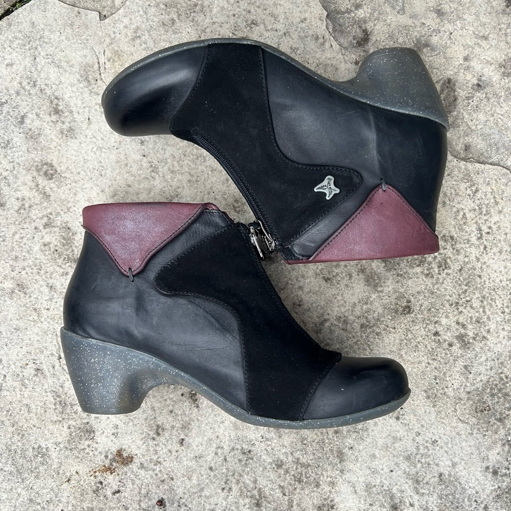 Portofino zip front ankle boots, size 41