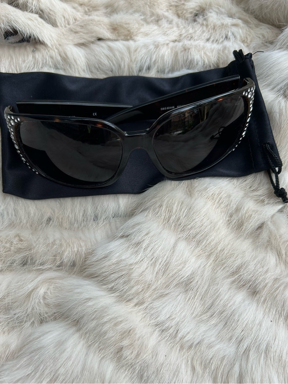 Dolce & Gabbana Crystal Sunglasses, OS