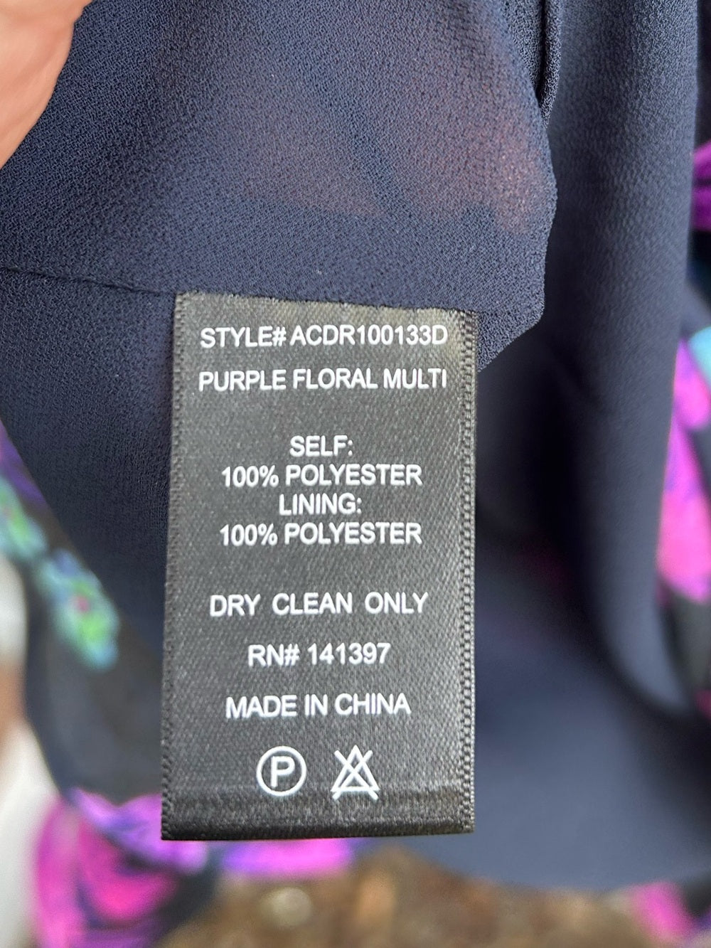 Astr the label Gaia Dress in Purple Floral, Large