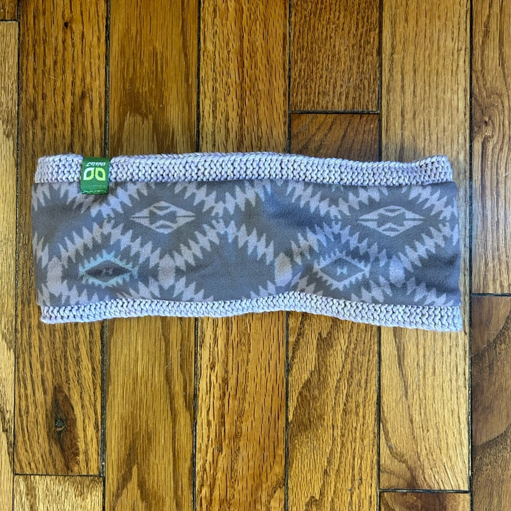 This is J Reversible knit headband, One Size