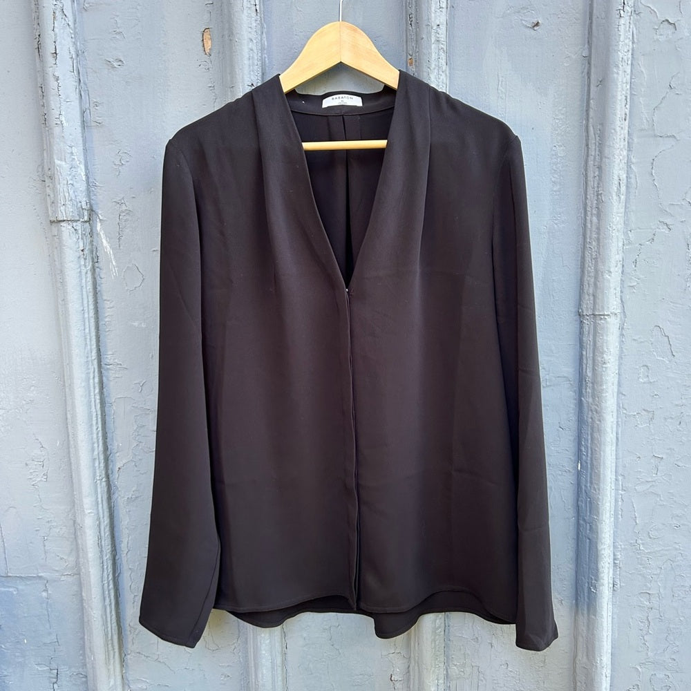 Babaton Black Power Blouse, size XL