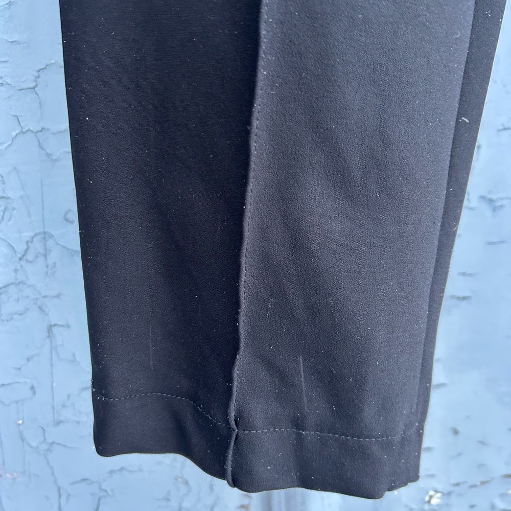 Gardeur Black Zene Straight Leg Pants, size 42 (approx US 10)
