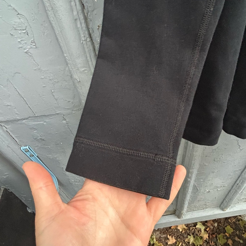 Lululemon black Savasana Wrap Sweater, size 6