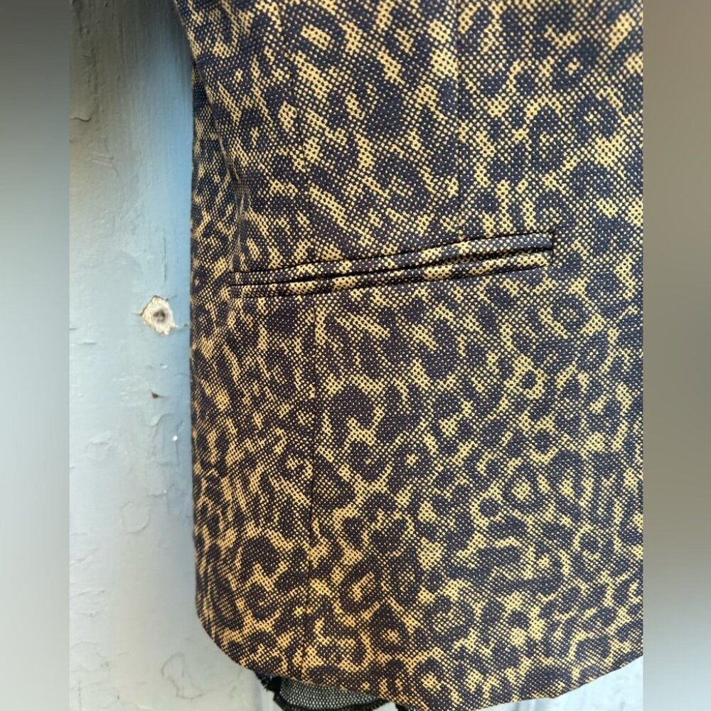 Sandwich Leopard Blazer, size 40 (approx 8)