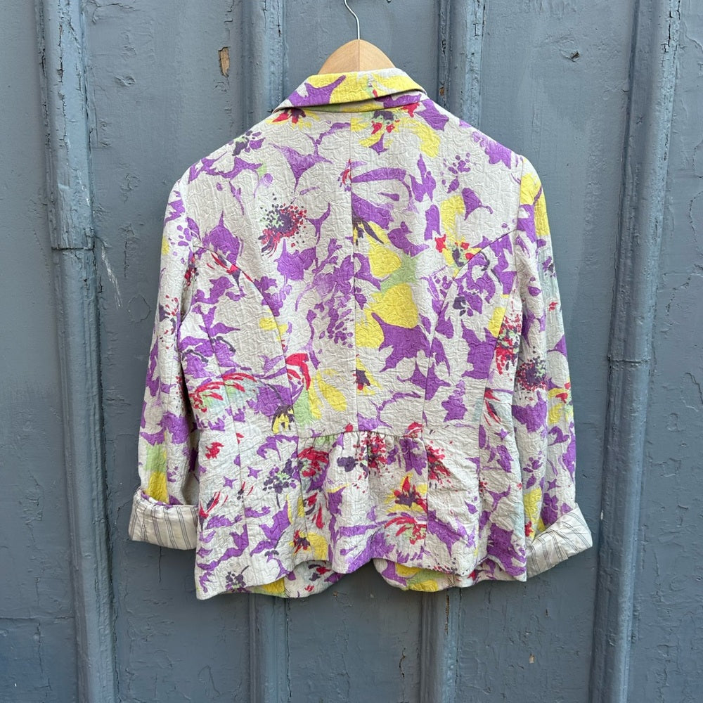 Etro Milano Floral Blazer, size 8