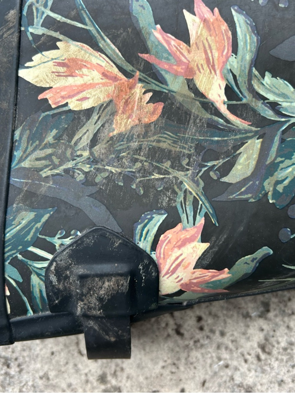 Target Floral Rain Boots, size 9