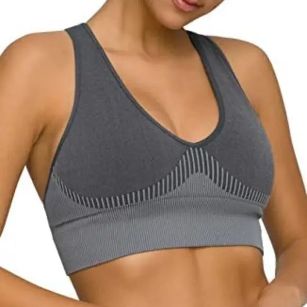 Good American Essential Core Seamless Strappy Sports Bra, size “2” (M)