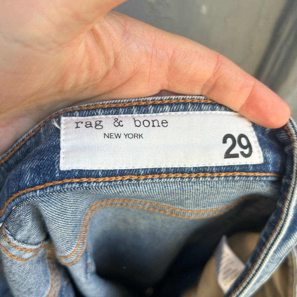 rag & bone Casey high rise ankle flare, size 29
