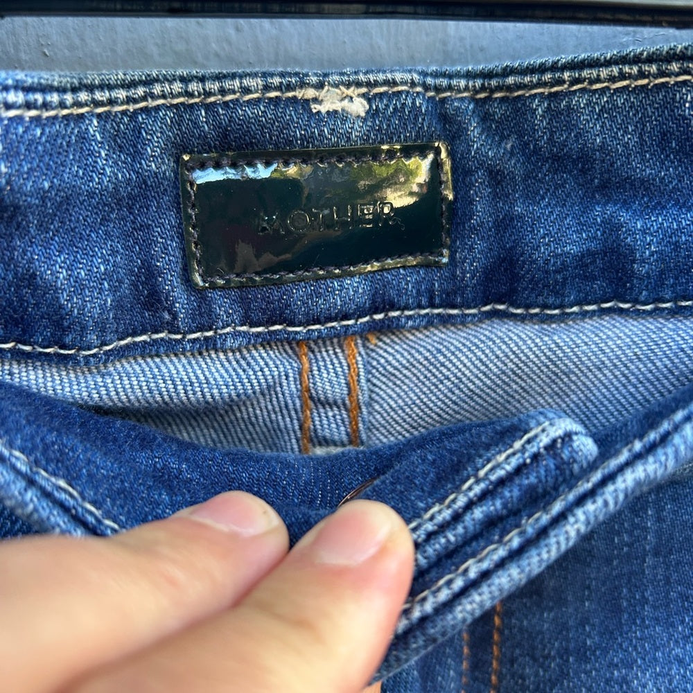 Mother The Drama High-Rise Flare Jeans, size 28
