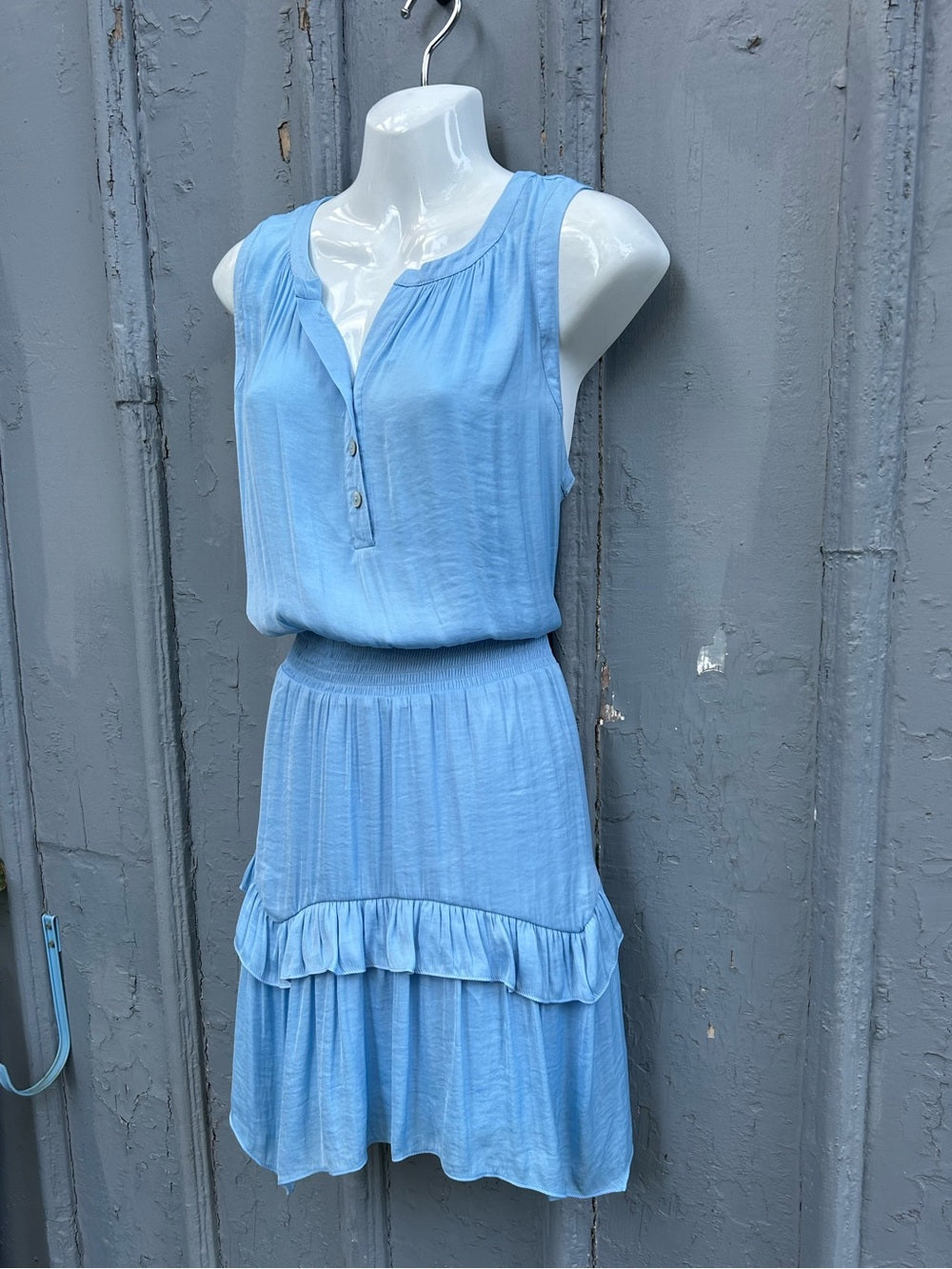 Scout Los Angeles Blue Naomi Mini Dress, BNWT, size M
