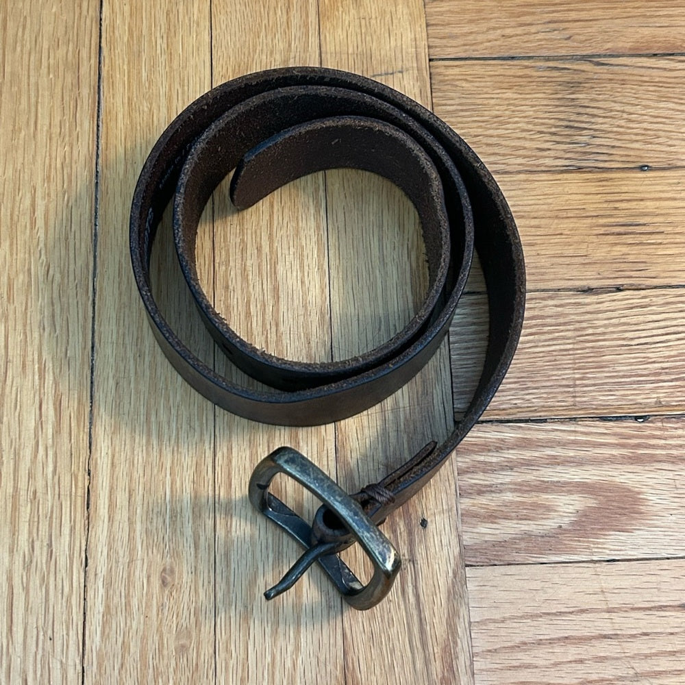 Roots brown leather belt, size 32