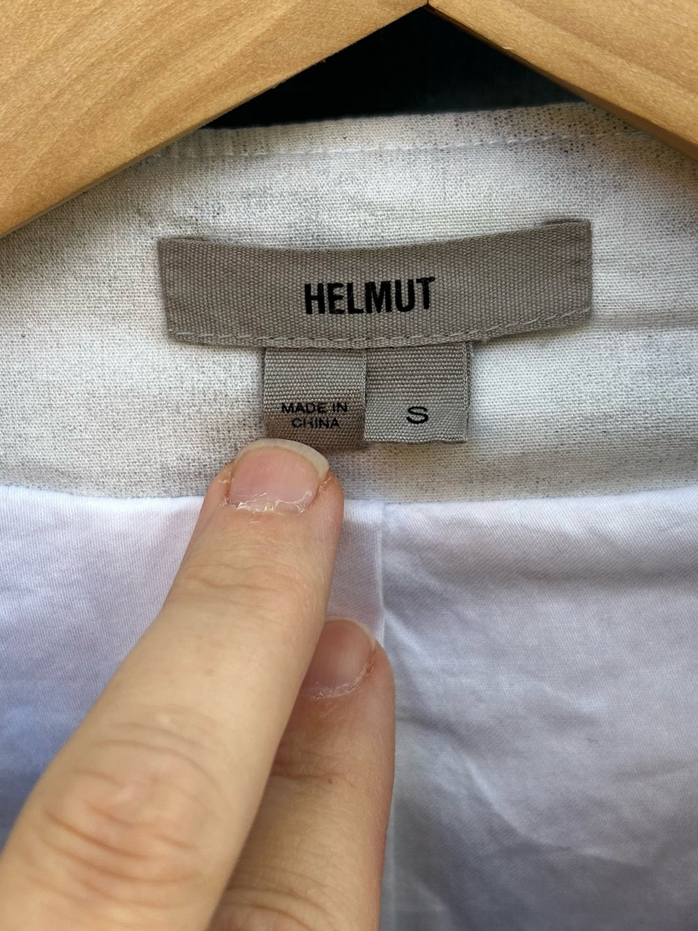 Helmut cotton blend Tie Dye open moto jacket, Small