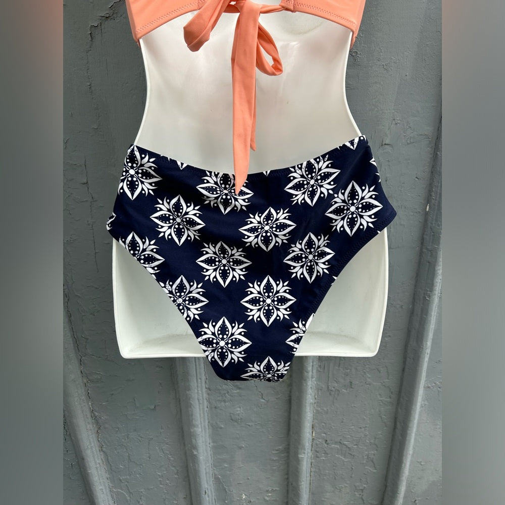 Cupshe Solid and Boho Print Bikini, BNWT, size M