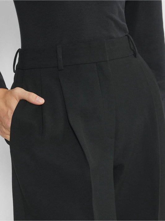 Babaton Black Japanese Crepe Pants, size 4