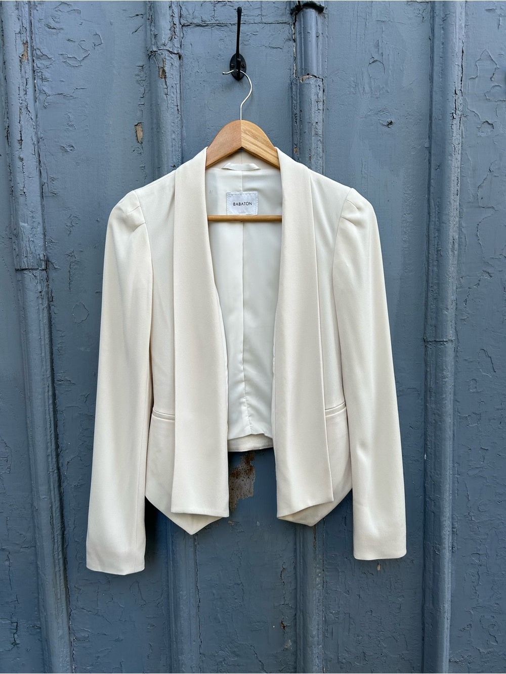 Babaton Cream Dominik Blazer, size 4