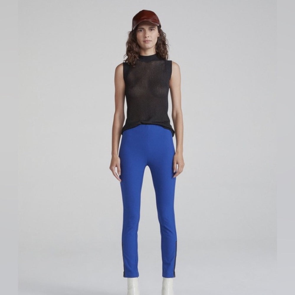 rag & bone Simone Electric Blue Equestrian Stretch Pants, size 12