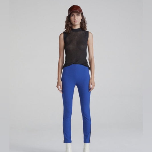 rag & bone Simone Electric Blue Equestrian Stretch Pants, size 12