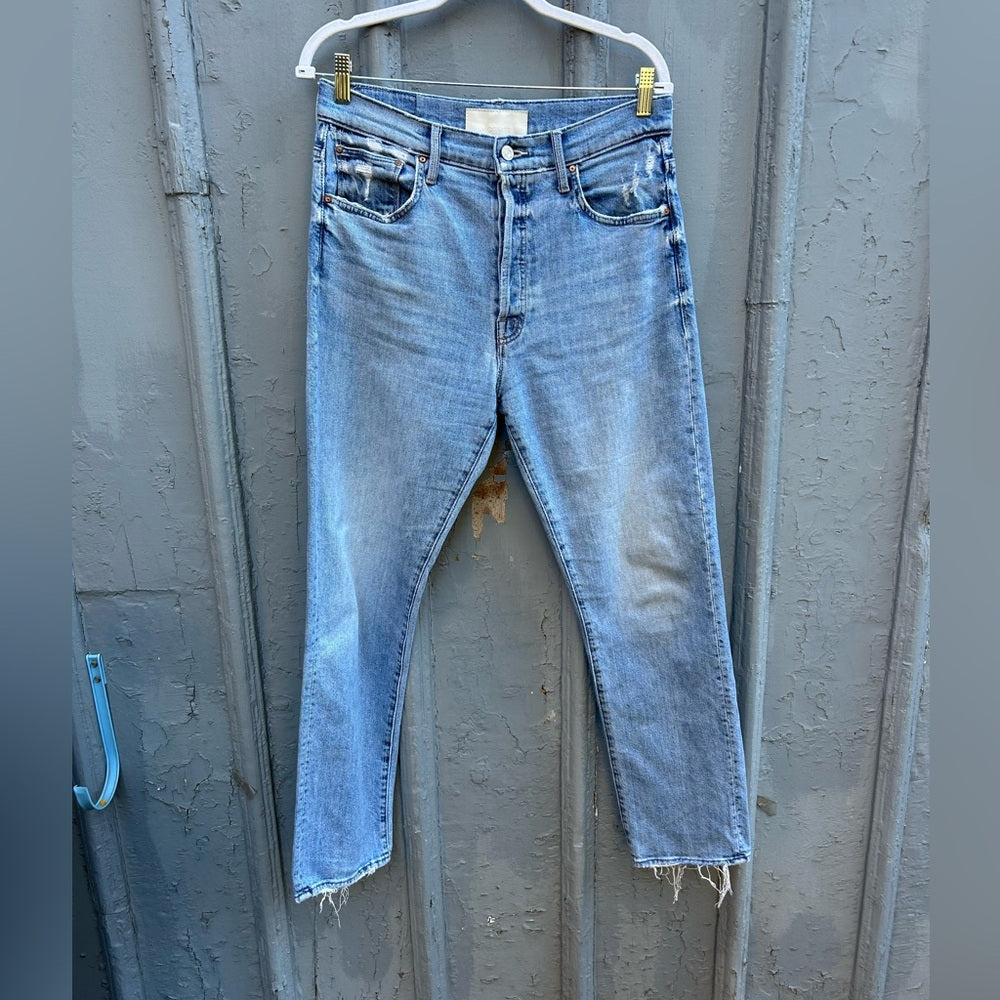 MOTHER Hiker Hover High-Waisted Jeans, size 30