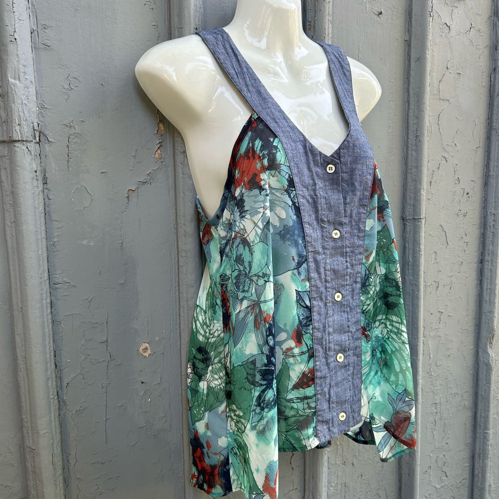 Preloved Sleeveless Blouse, M