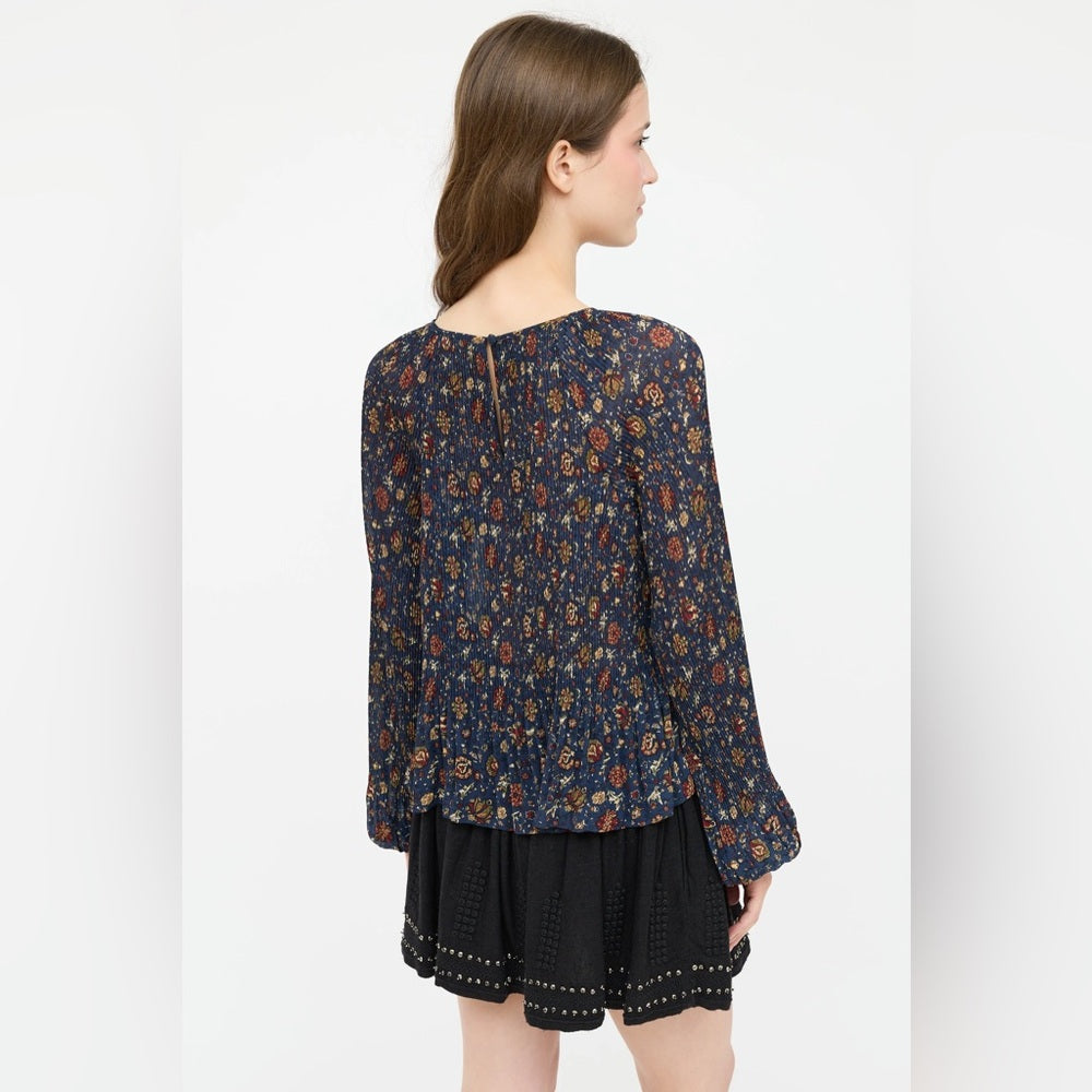 Veronica Beard Lewin Floral Blouse, size 0