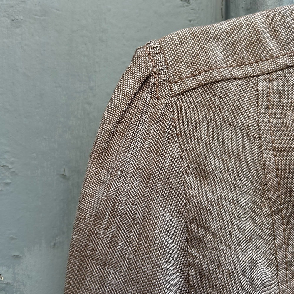 Loro Piana Linen Shirt Dress, Size 48 (US 10/12)