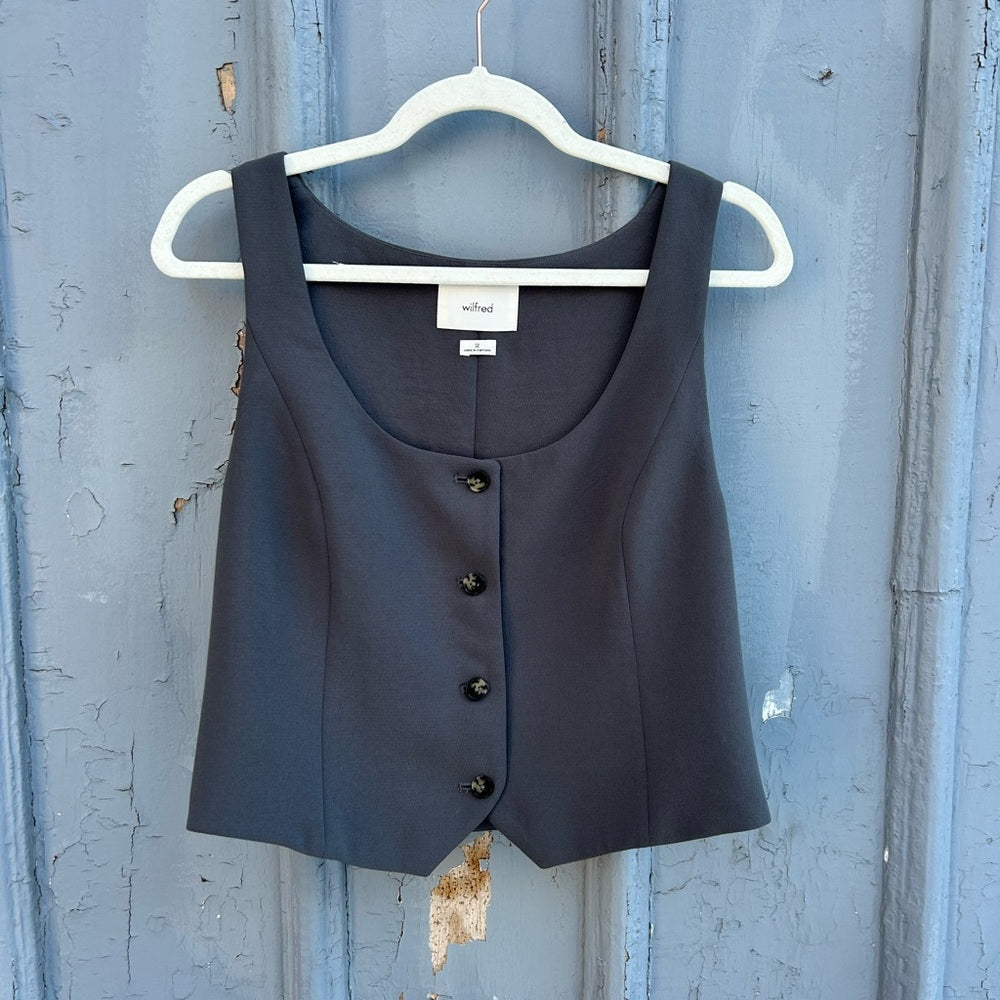 Wilfred Grey Rocco Vest, size XL