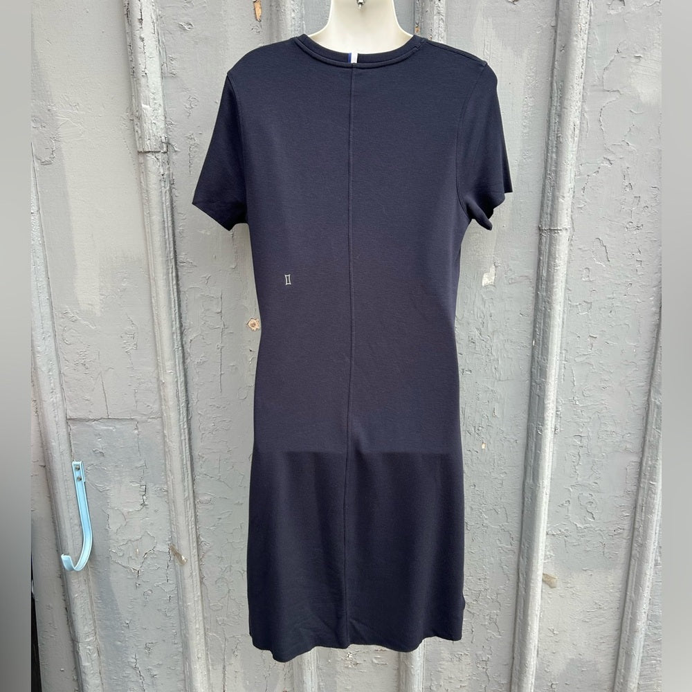 Kit & Ace Navy Tie Brushed dress, size M