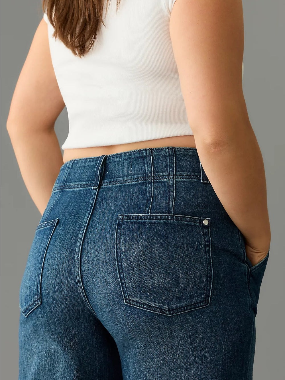 Pilcro Relaxed Mid-Rise Jeans, size 16
