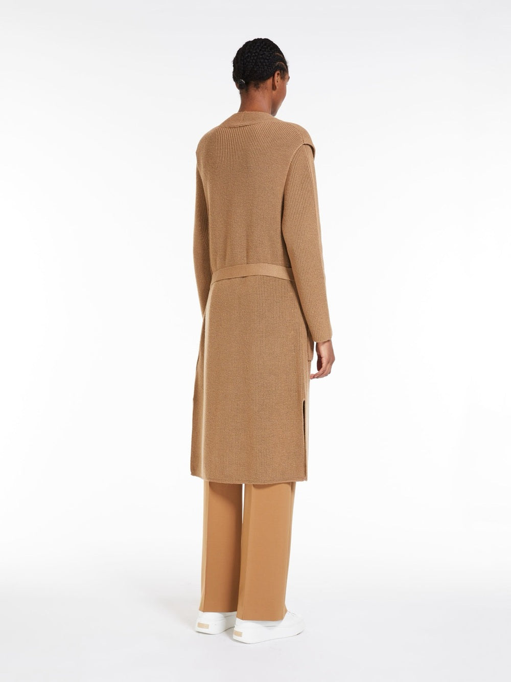 Max Mara Leisure Knitted Wool Waistcoat, BNWT, Taupe, size S