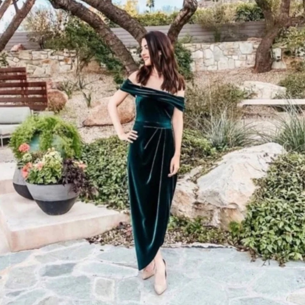 BHLDN Anthropologie Edison Velvet Dress, size 2