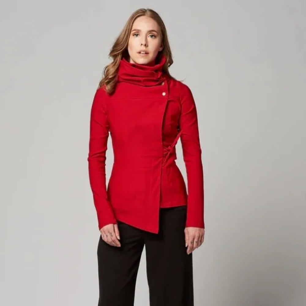 Melow by Melissa Bolduc Isabeau Asymmetry Jacket, Large