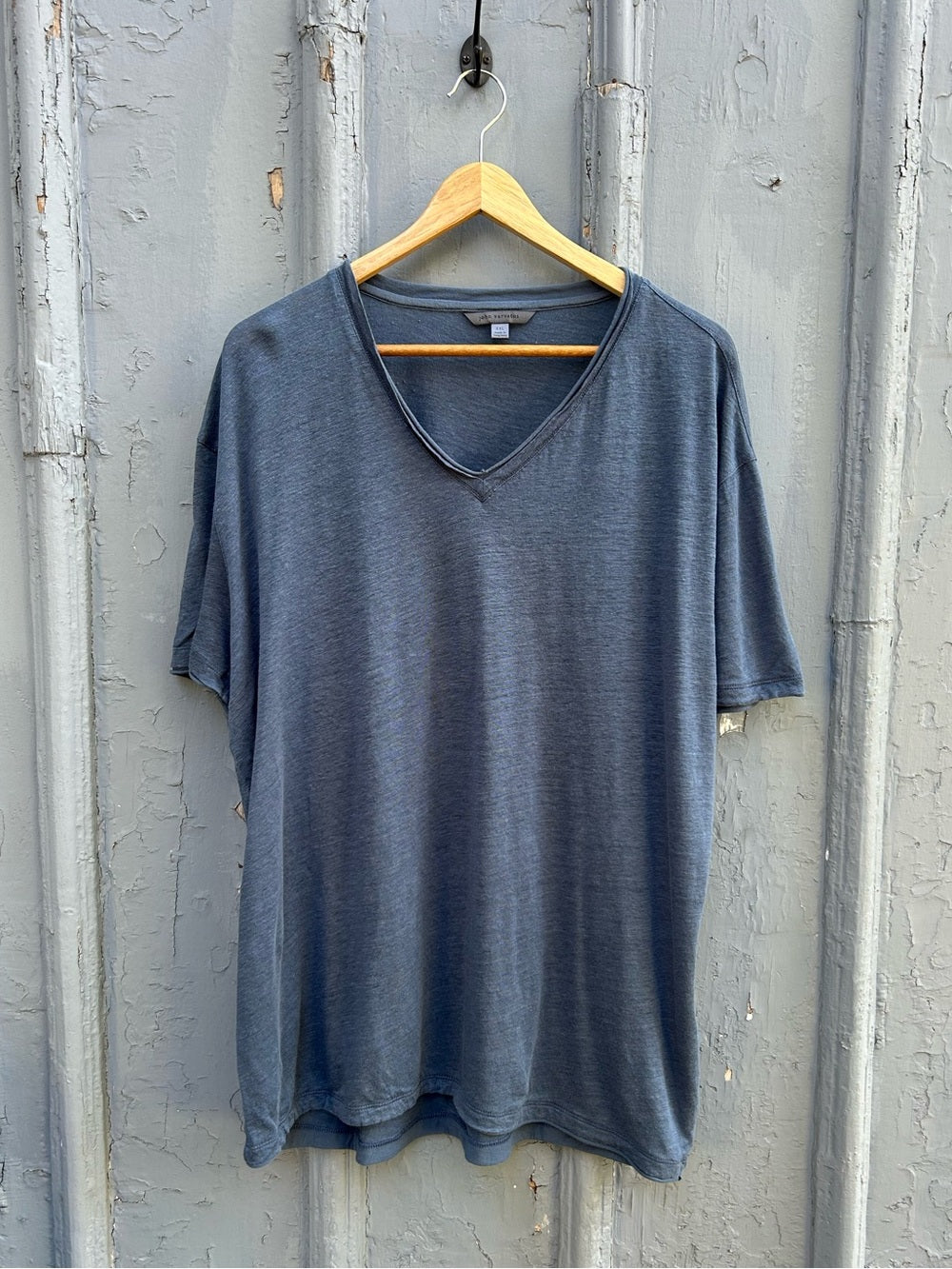 John Varvatos Miles Slub Organic Cotton T-Shirt, Size XXL