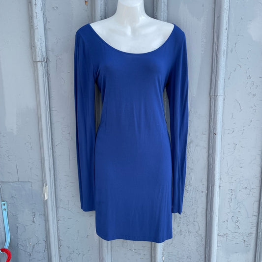 Sarah Pacini Blue Modal blend Dress/Tunic, size 2 (med)