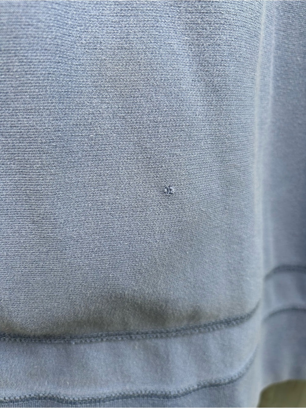 Foreign Rider Co Blue logo hoodie, size “4” (Large)