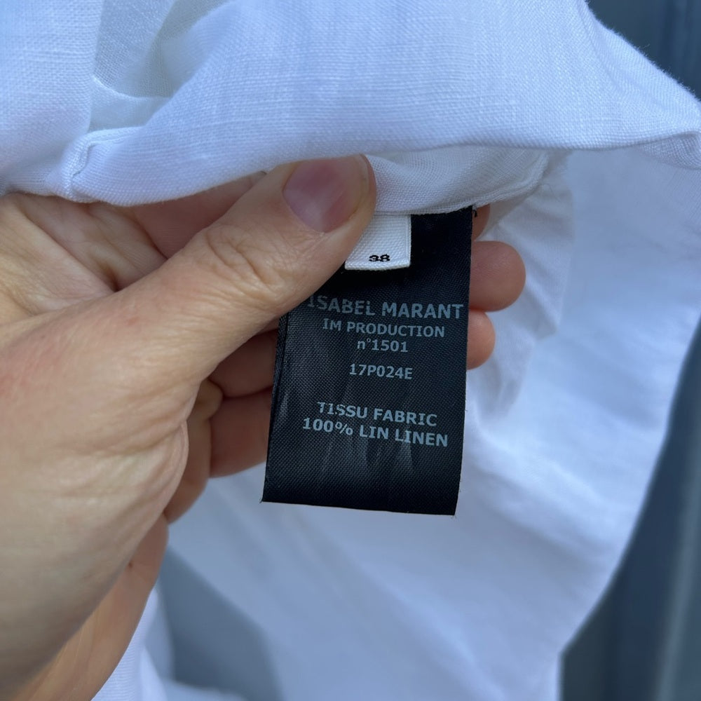 Isabel Marant Étoile Dorset Chic Linen Dress, size 38 (US M)