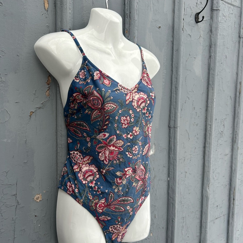 J Crew Liberty Print Ballet One Piece, size 8