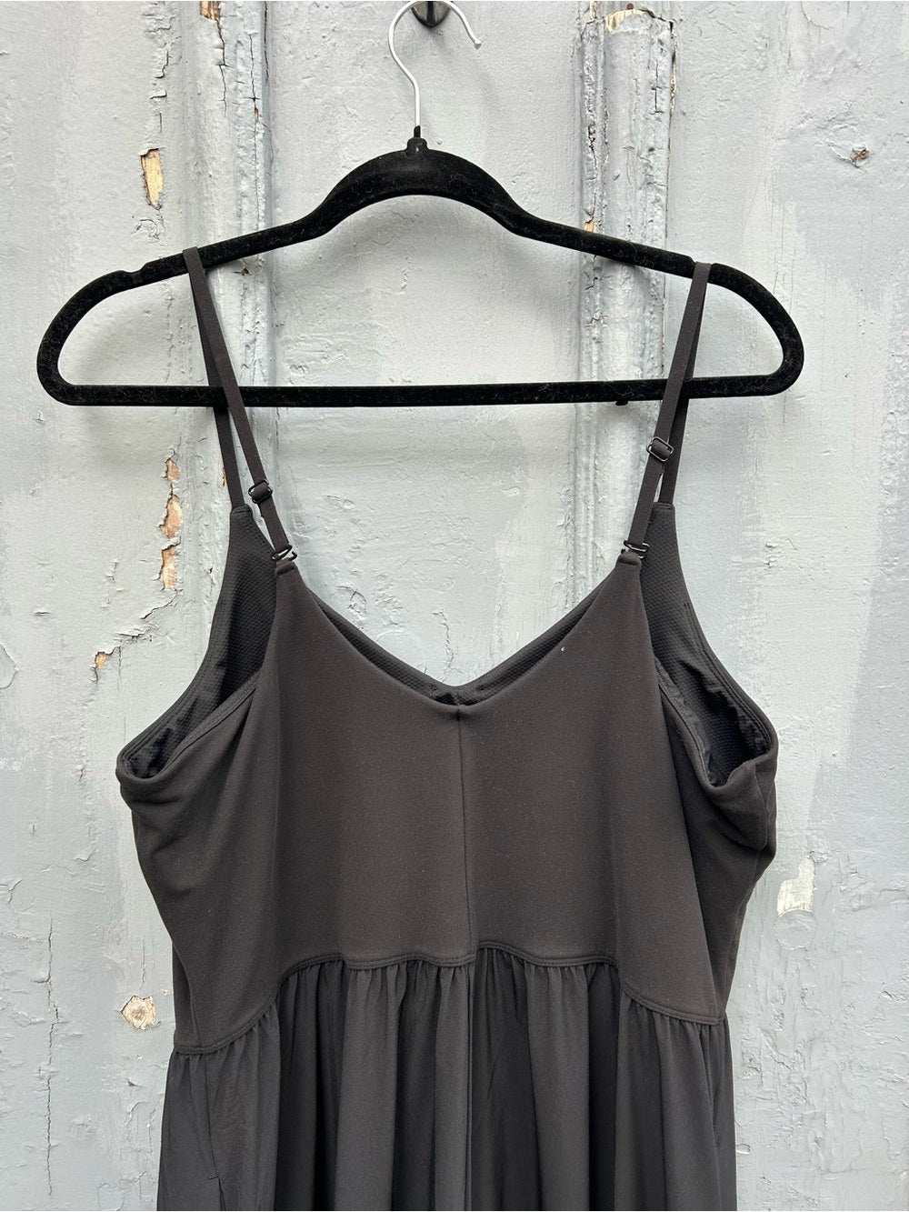Athleta Black Elation Tiered Dress, Large