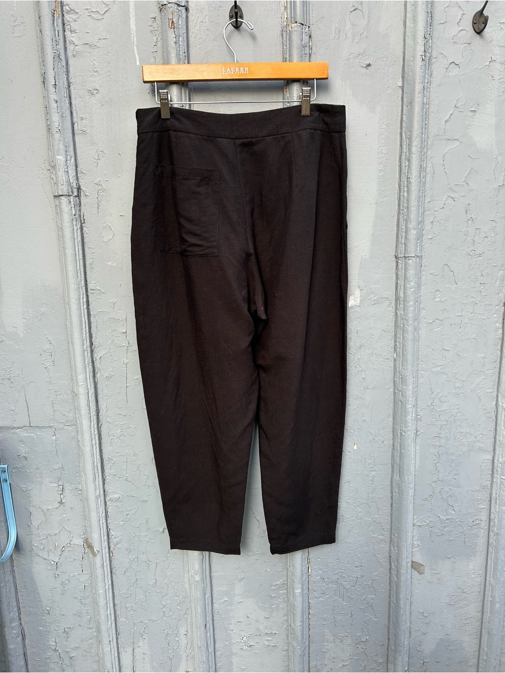 Melow by Melissa Bolduc Black George Crop pants, size 10