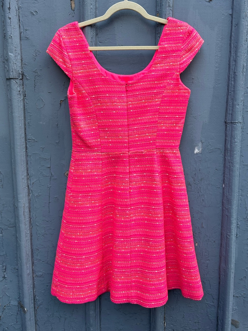 Lilly Pulitzer Pink Metallic Brocade Shift, size 6