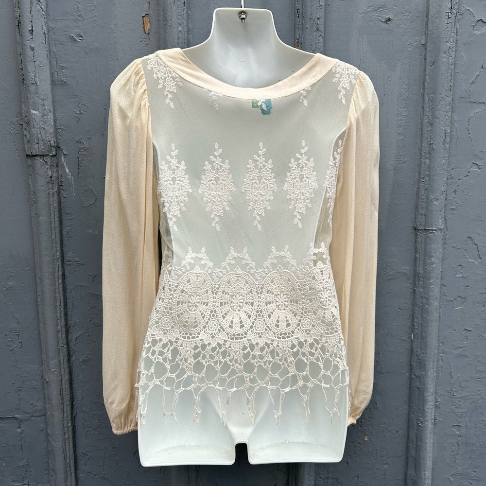 Farm Rio Lace Blouse, Small