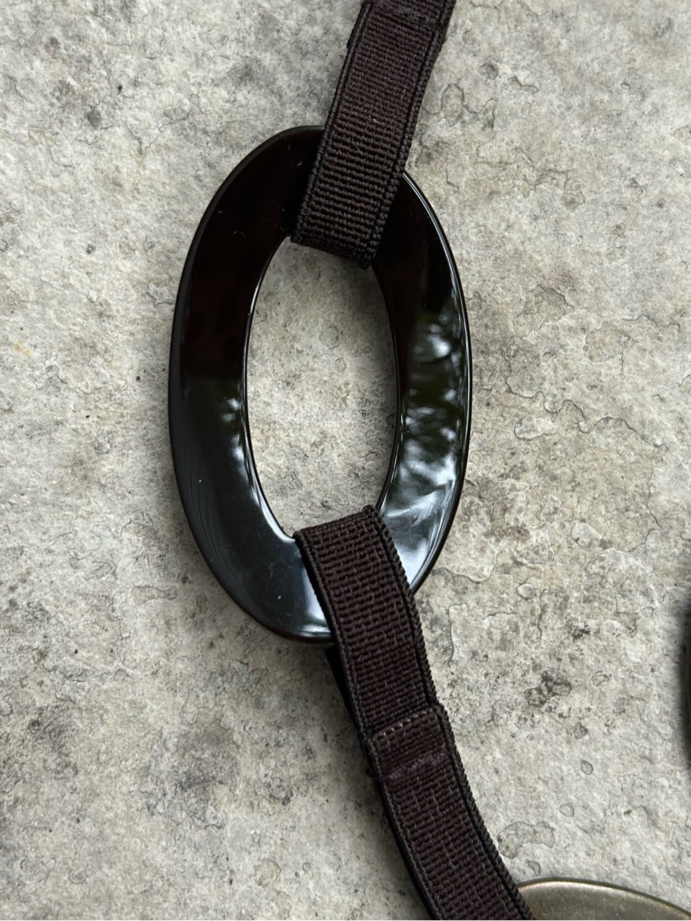 Suzi Roher Leather Chain Belt, OS
