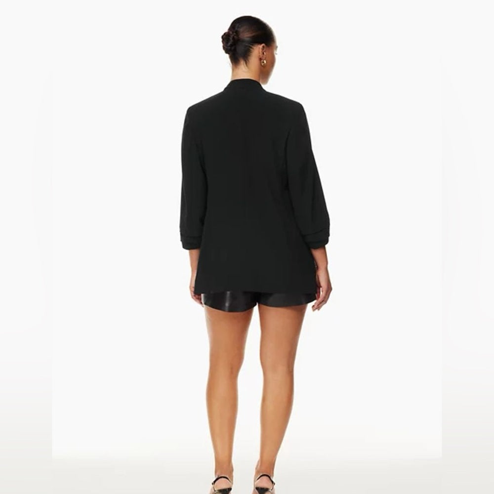 Babaton Black Power Hip Blazer, size 0