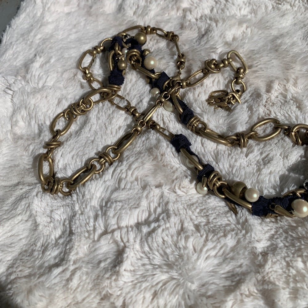 Stella & Dot French twist necklace bnib