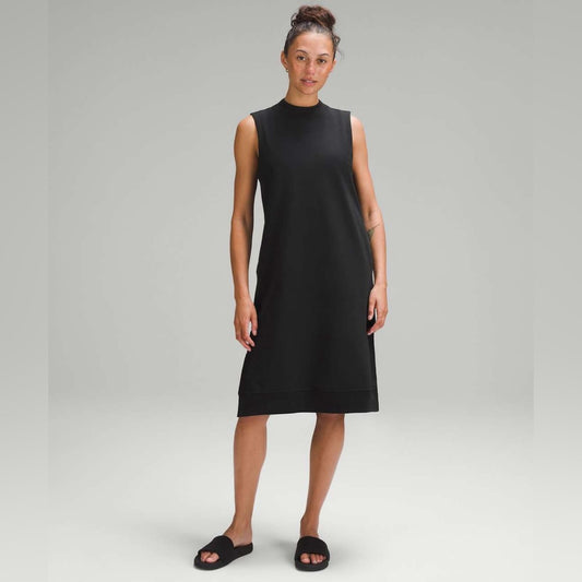 Lululemon Black Sleeveless French Terry Dress, size 8