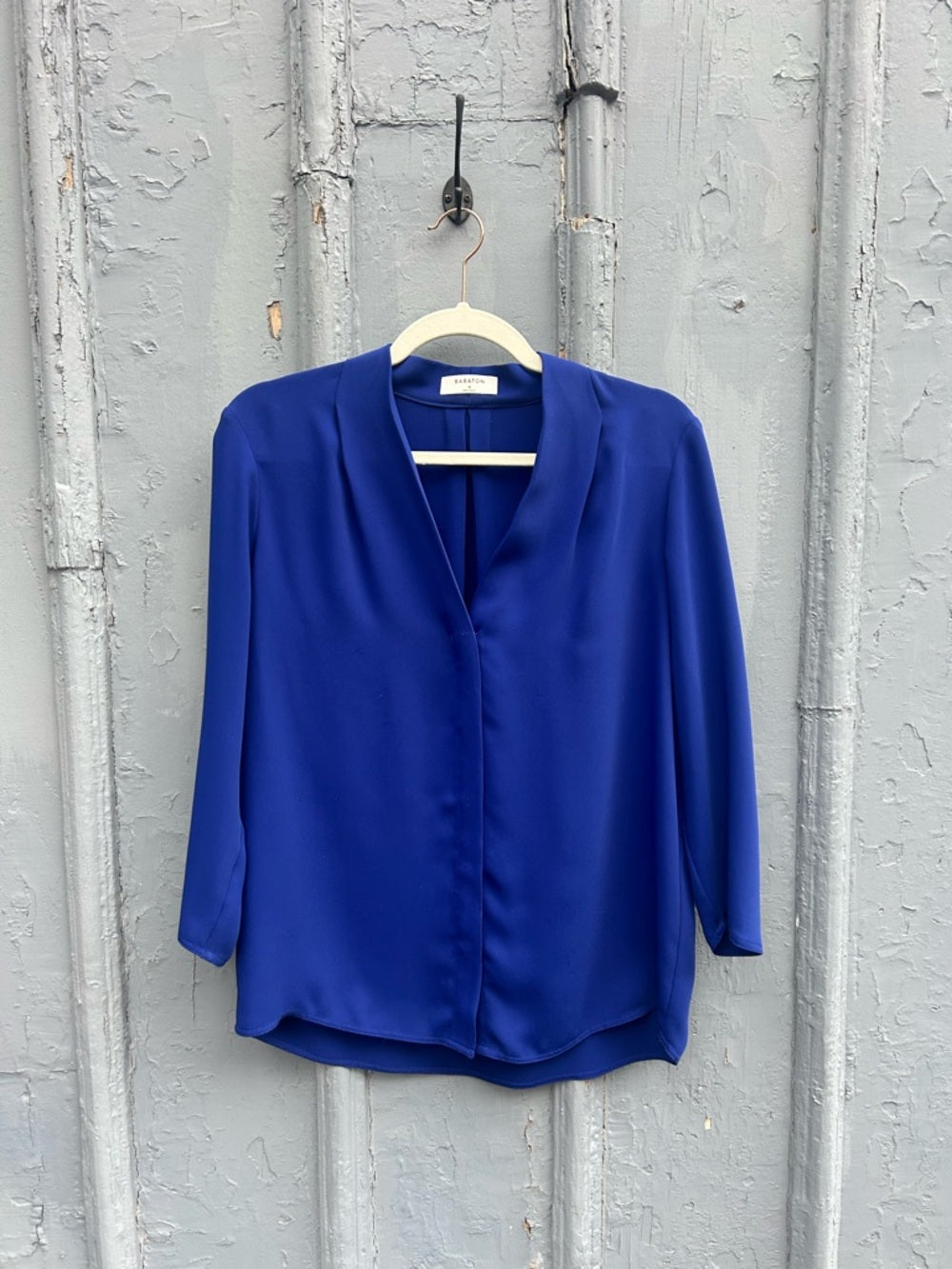 Aritzia Babaton Royal Blue Power blouse, Medium