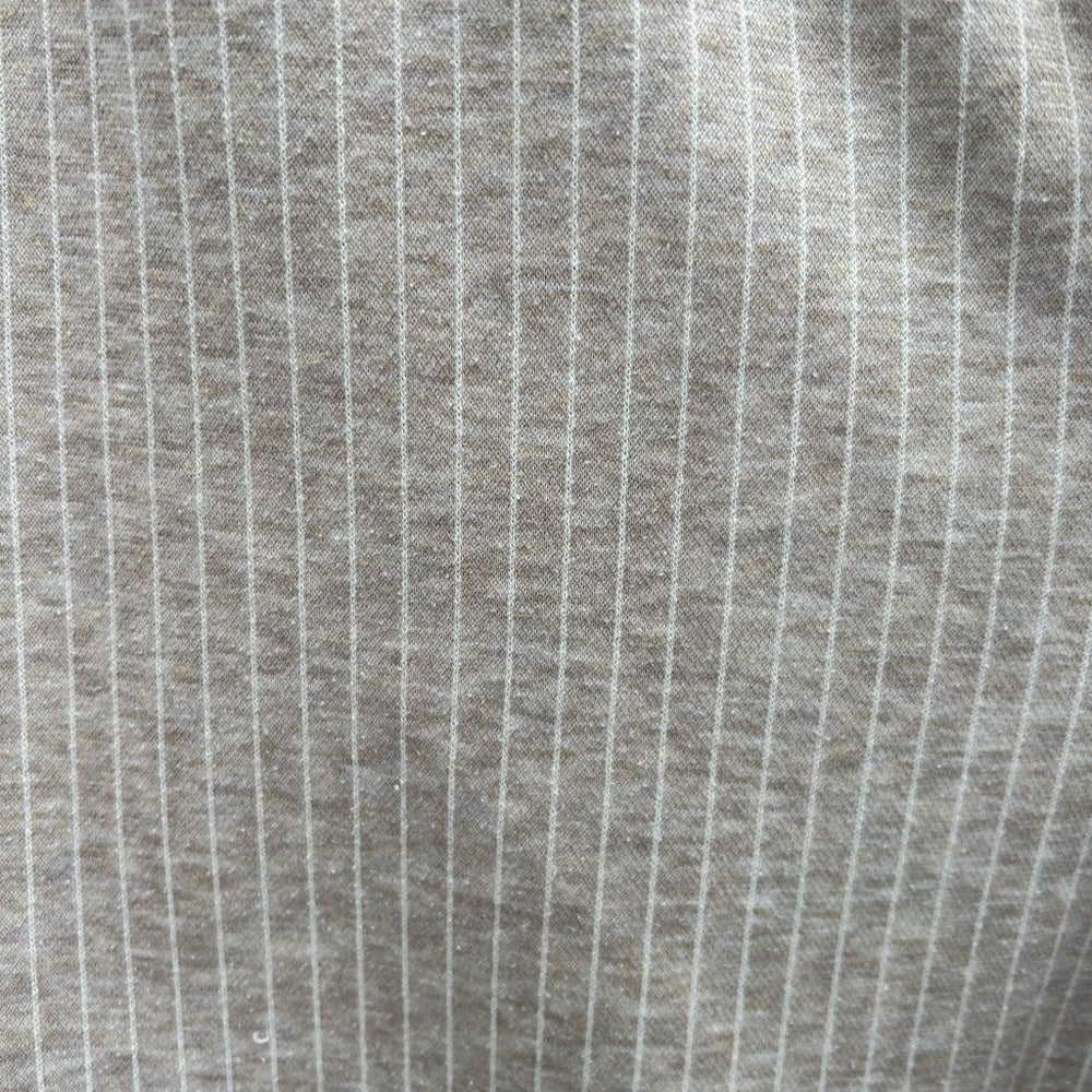 Ann Taylor Loft Taupe Striped Casual Pant (Jogger), size L