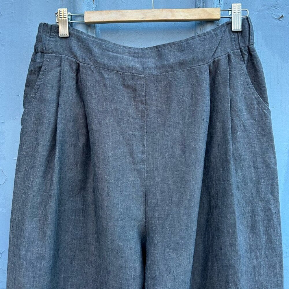 Pillar Allison Wonderland Linen Pants, size 8