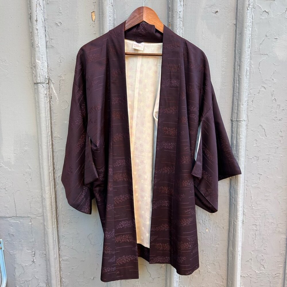 Vintage Purple Kimono Jacket